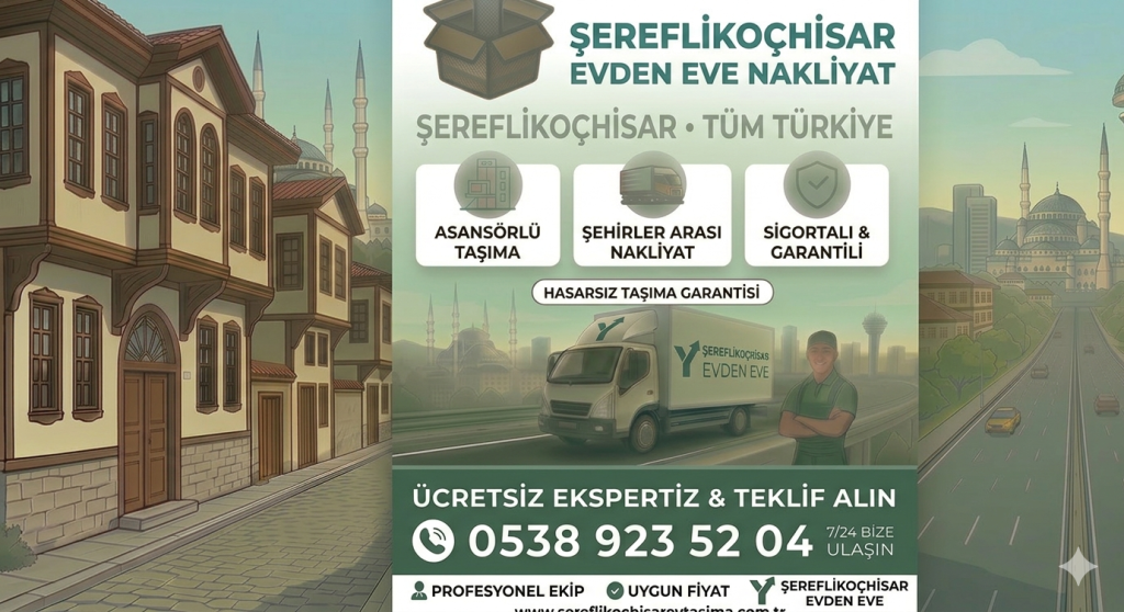 Şereflikoçhisar Nakliyat Mamak Ev Taşıma Firması